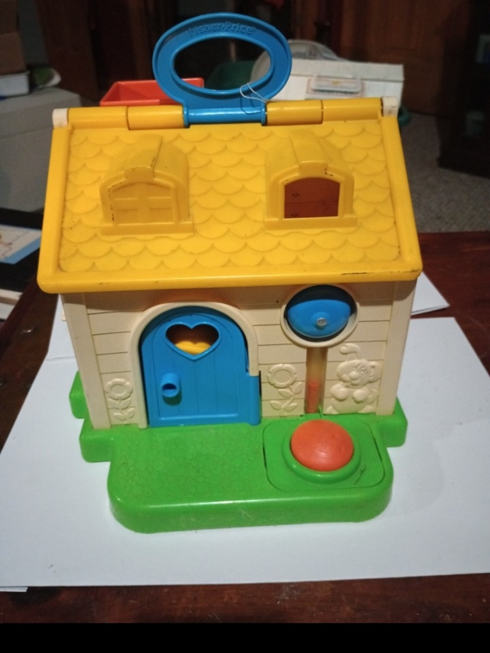 Fisher-Price Yellow, Blue & Green Classic Playhouse Toy